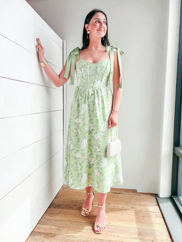 Marigold Floral Dress