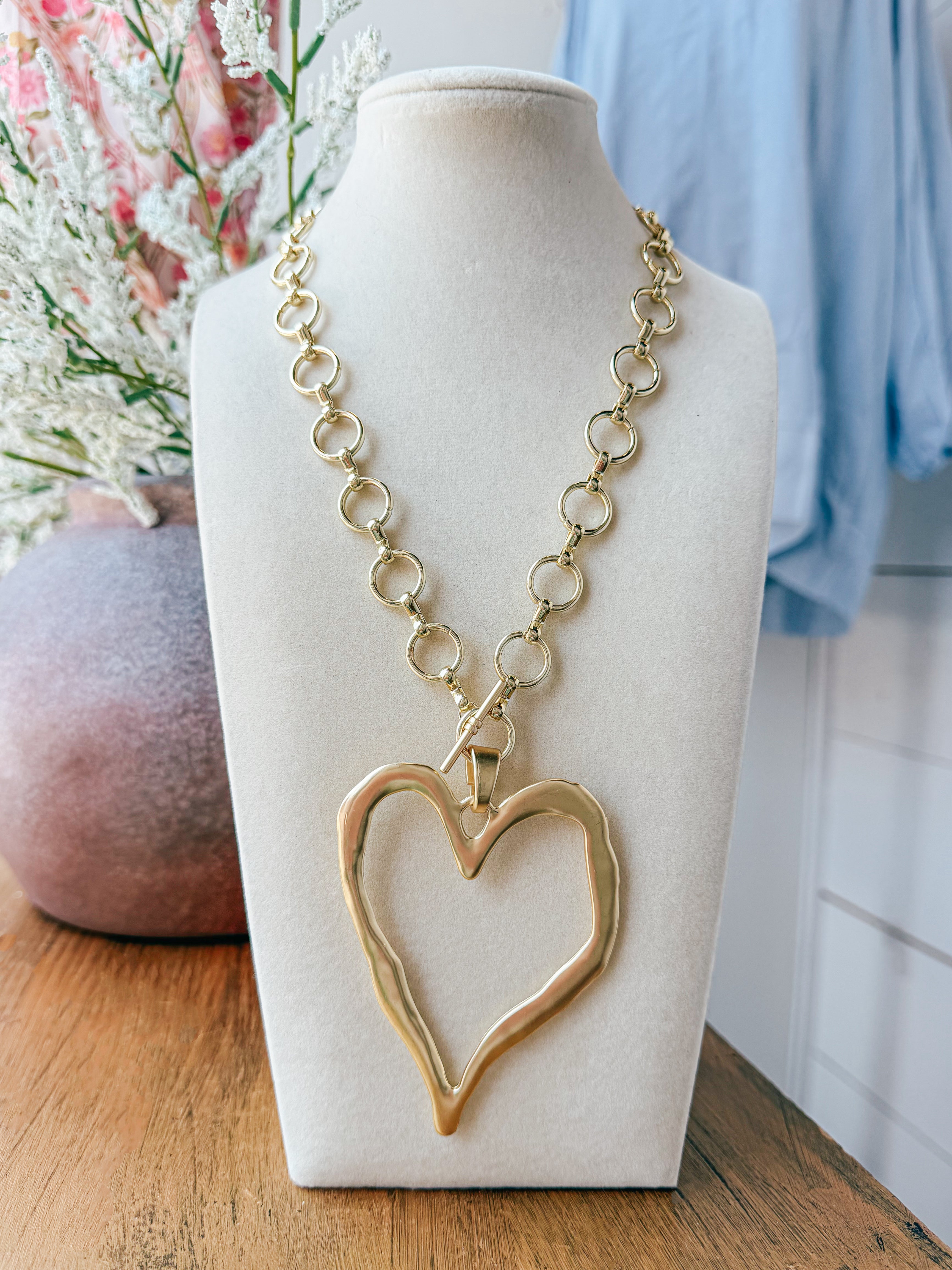 Heart Of Gold Necklace