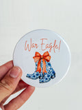 War Eagle Bow Boot Button