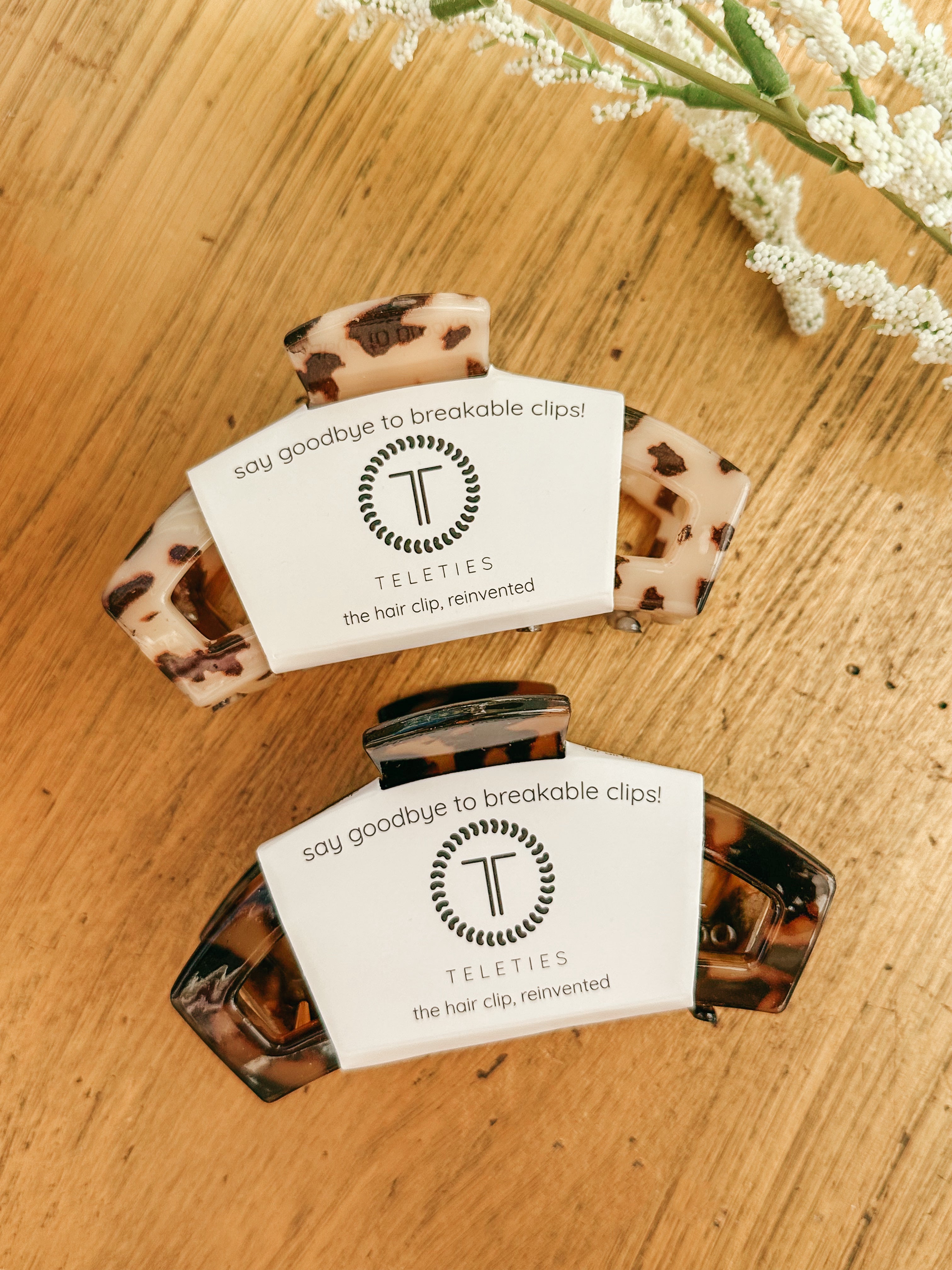 Small Teletie Claw Clip