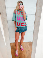 Love Love Love Graphic Tee