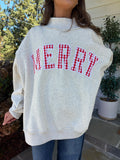 Merry Gingham Sweatshirt