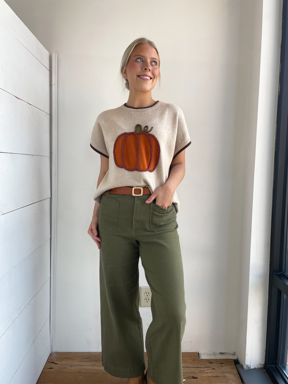 Pumpkin Patch Sweater Top