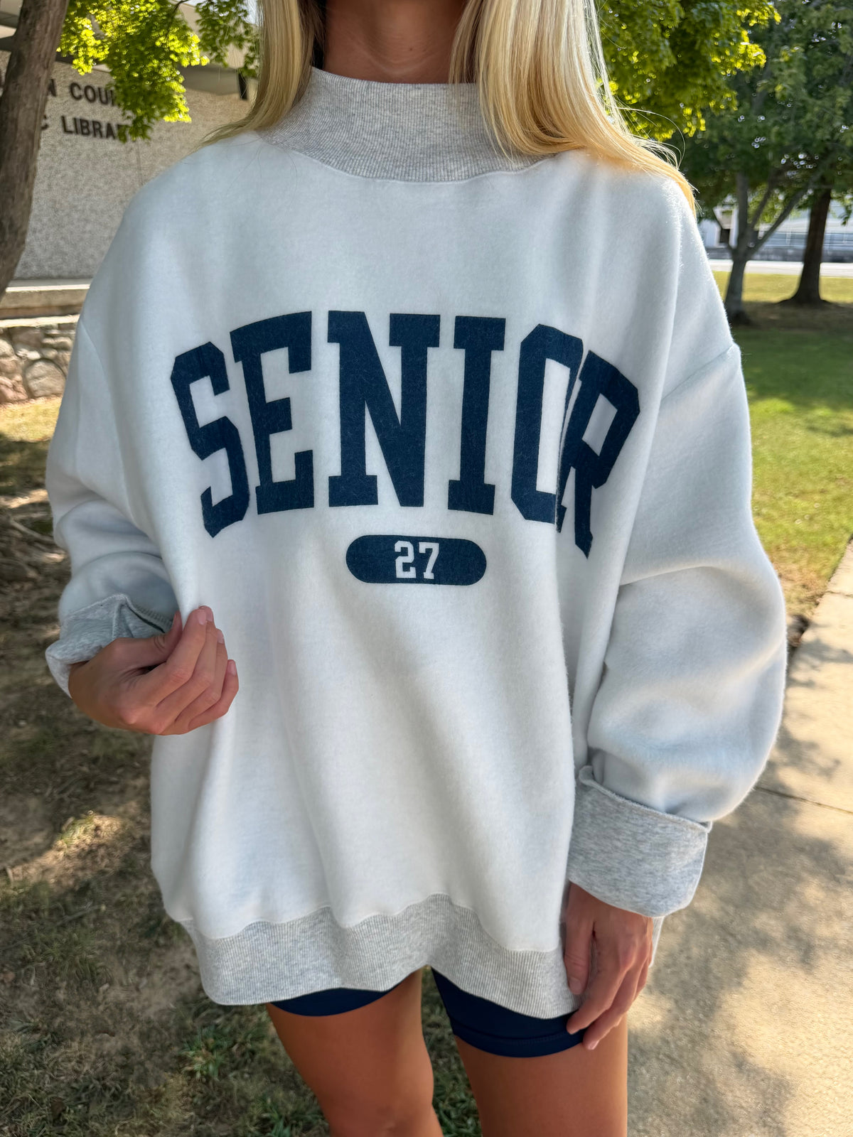 Senior 2027 Reversible Mock Neck