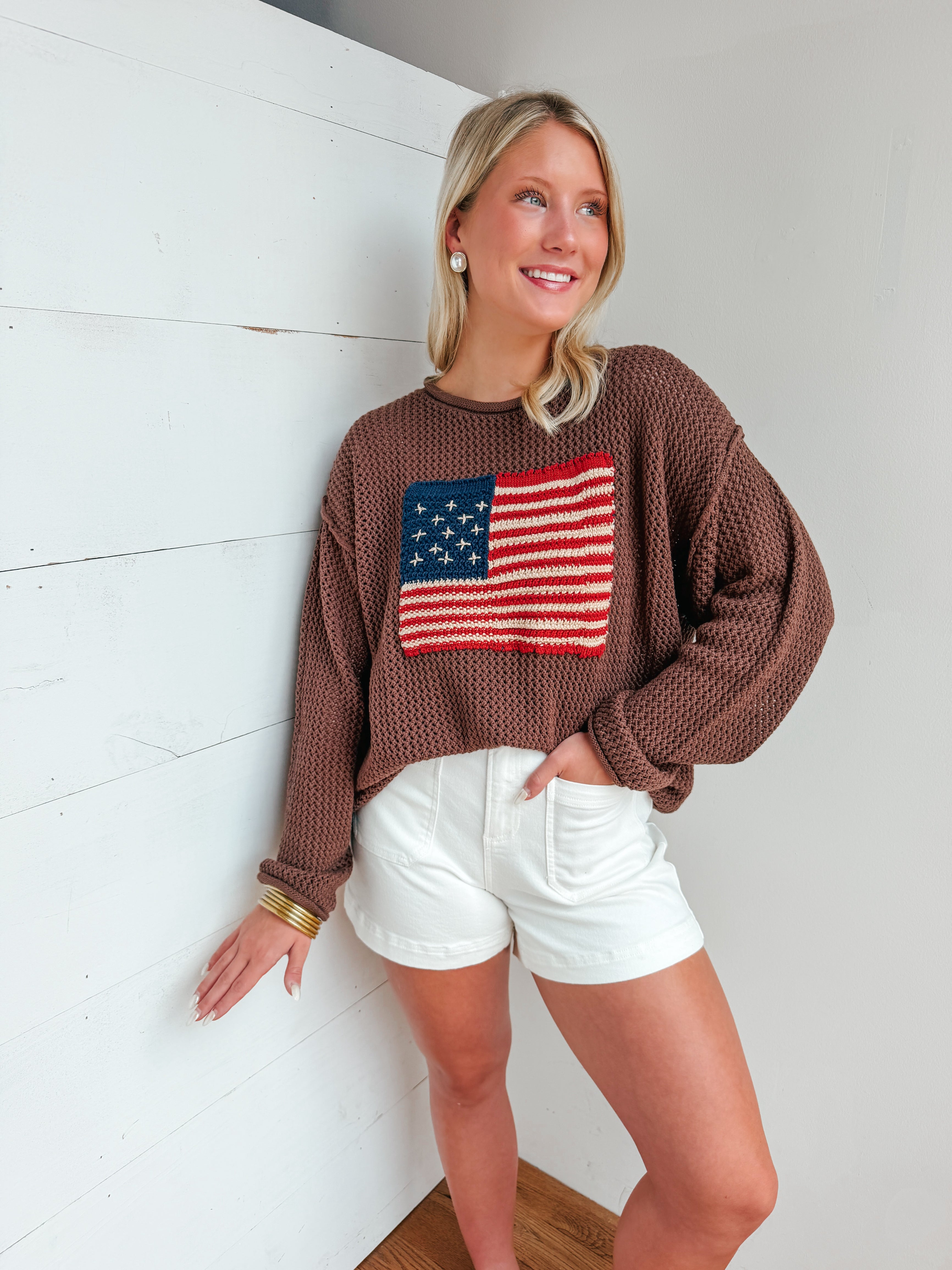 Freedom Flag Sweater