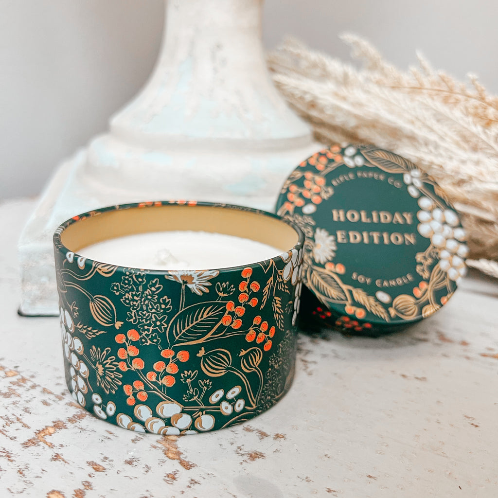 Holiday Edition Pine Scented Candle