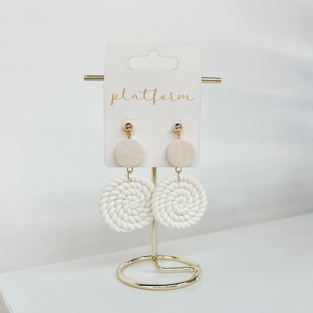 Spiral Dangle Earrings
