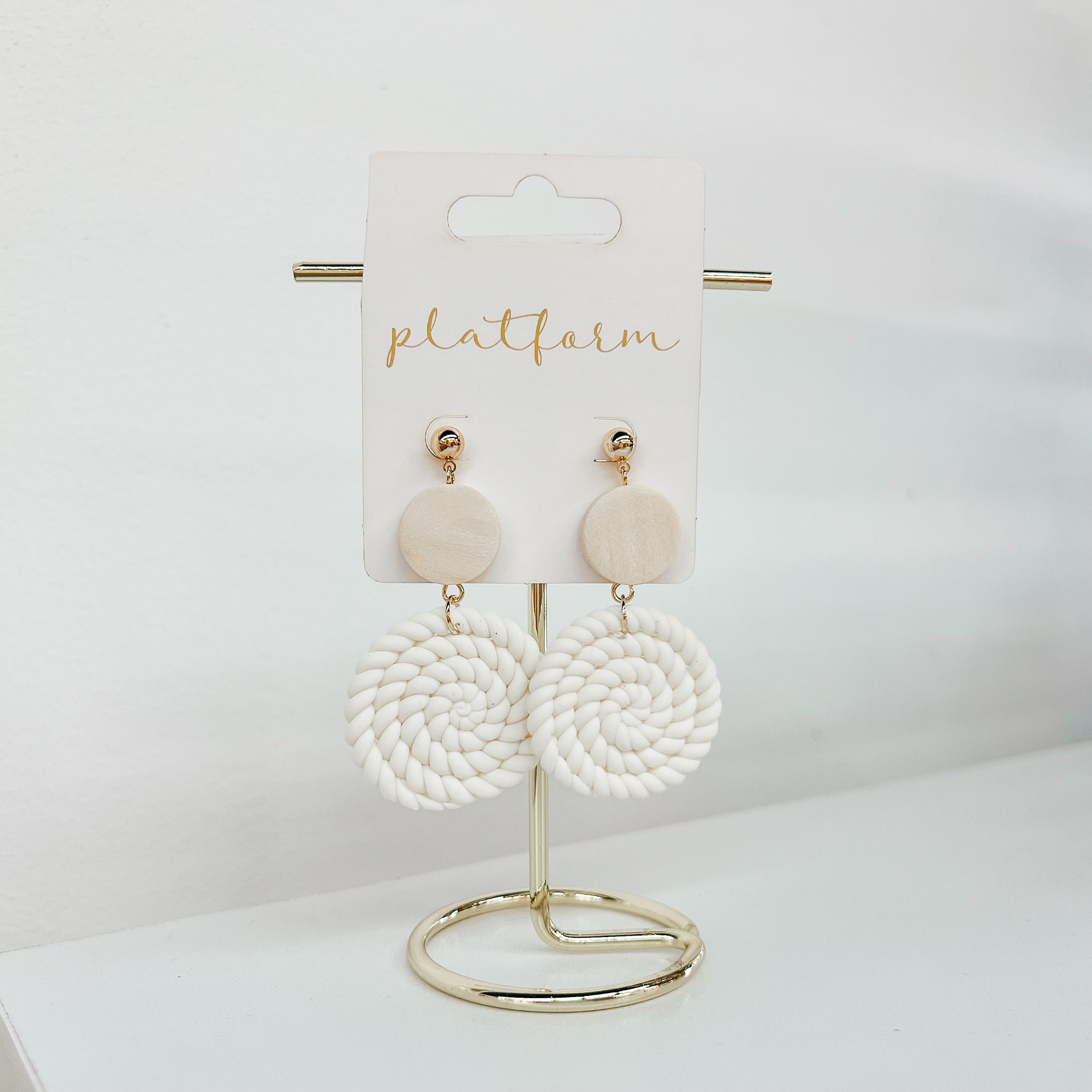 Spiral Dangle Earrings