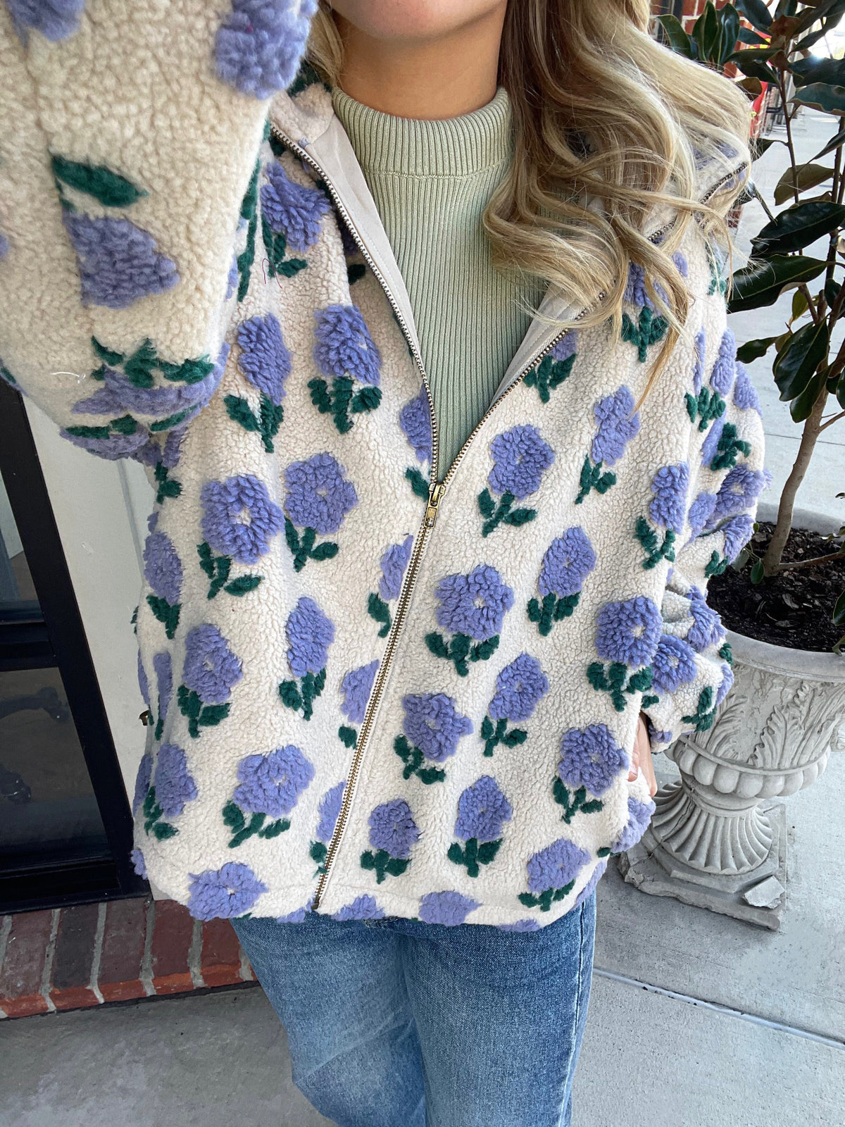 Flower Field Fleece Jacket