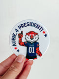 Aubie 4 President Gameday Button