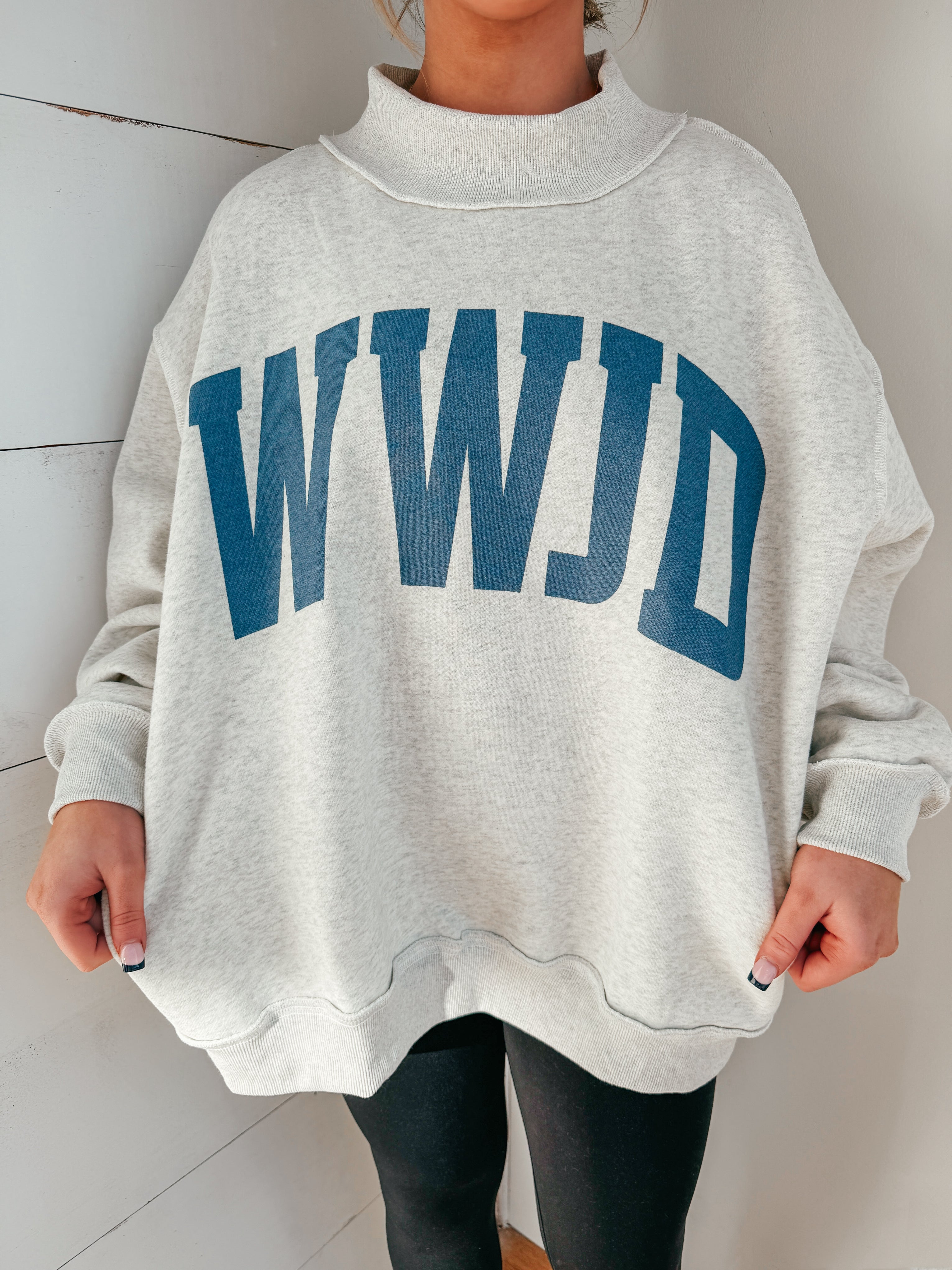 Amen / WWJD Reversible MockNeck