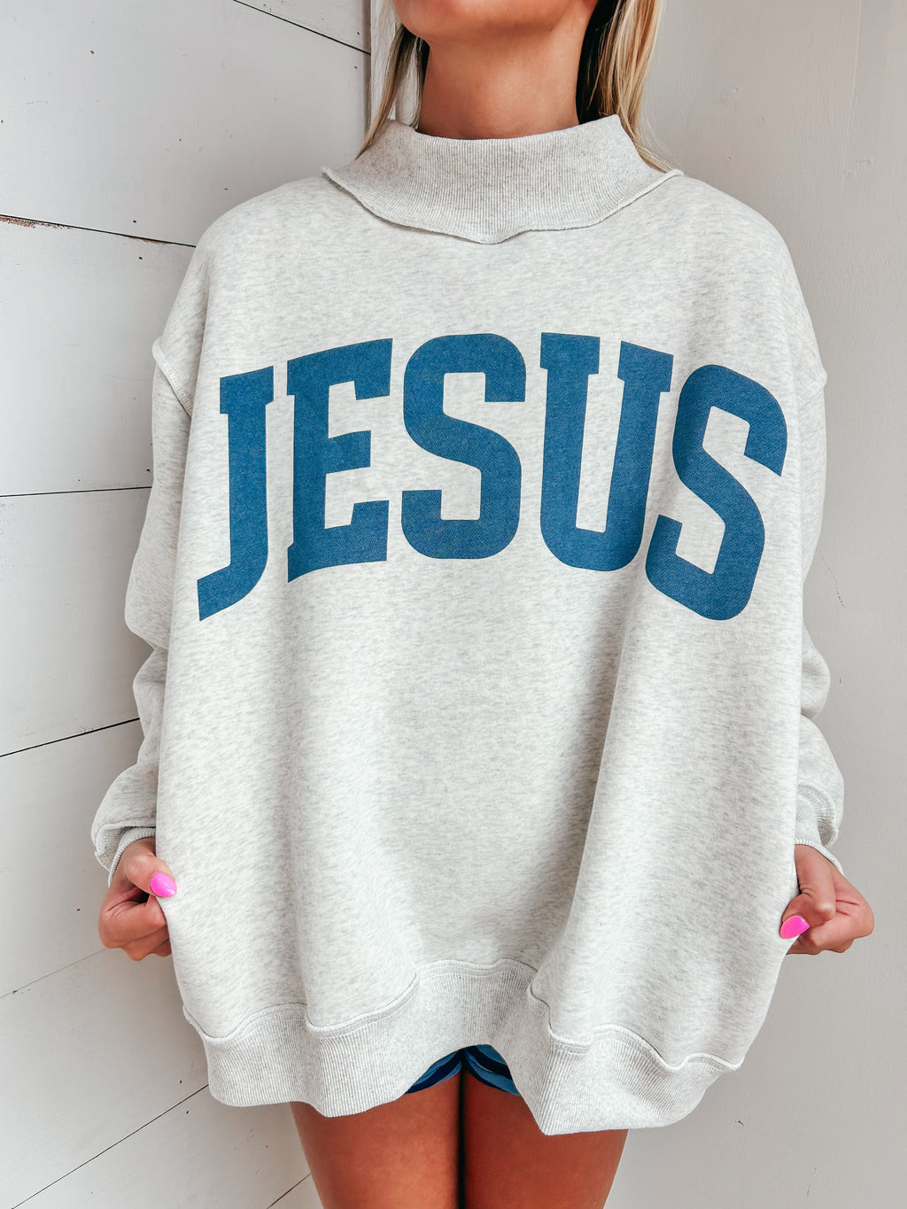 Jesus Reversible Mockneck