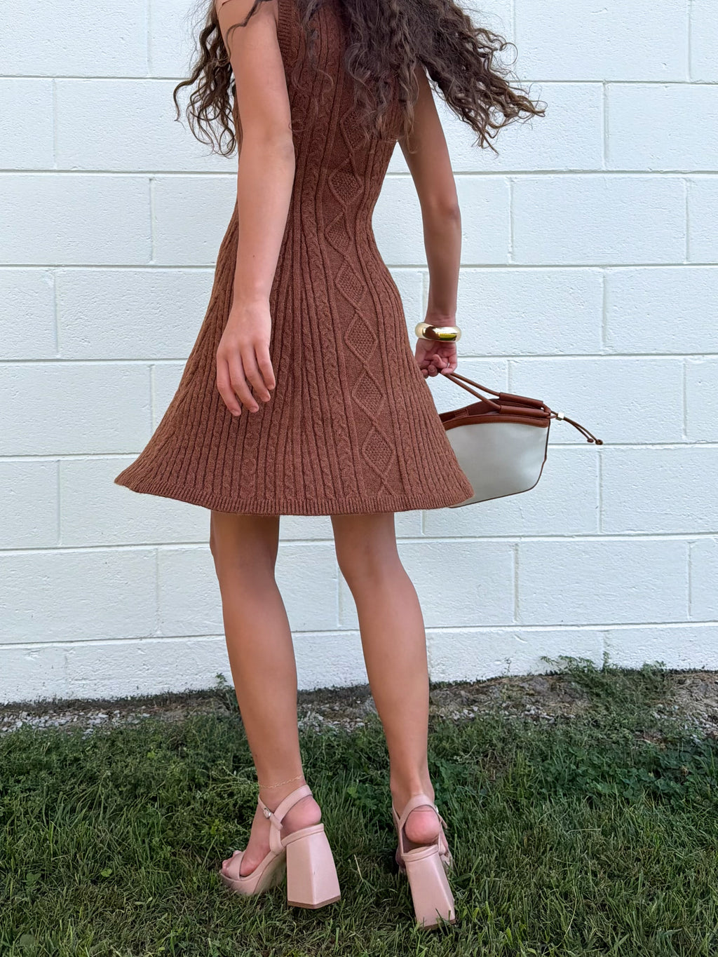 Falling Leaves Sweater Dress