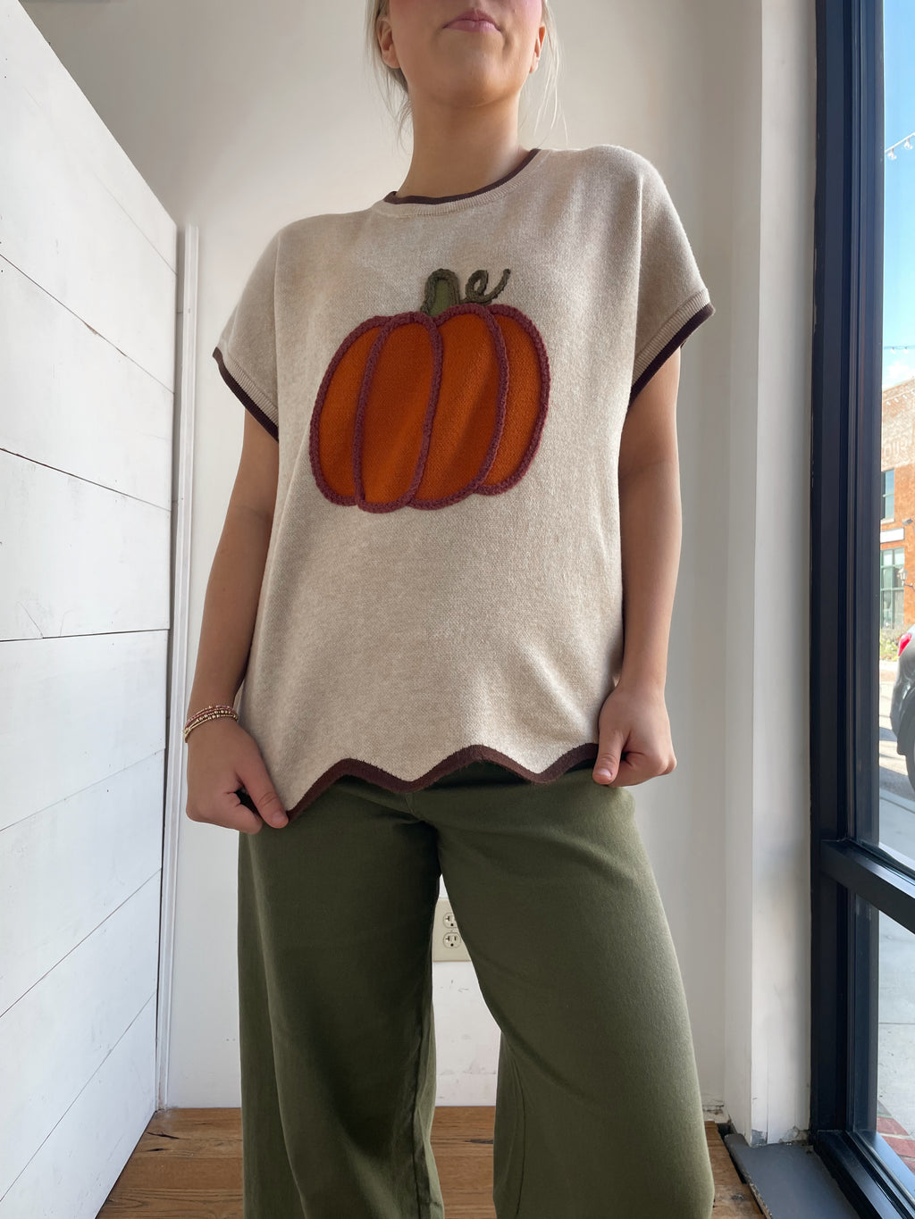 Pumpkin Patch Sweater Top