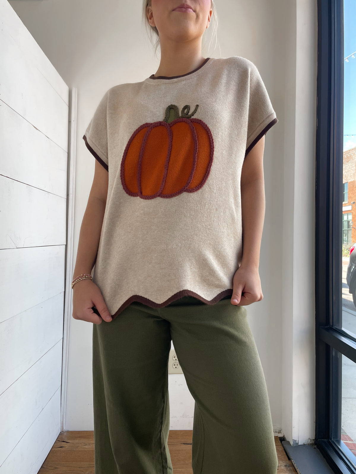 Pumpkin Patch Sweater Top