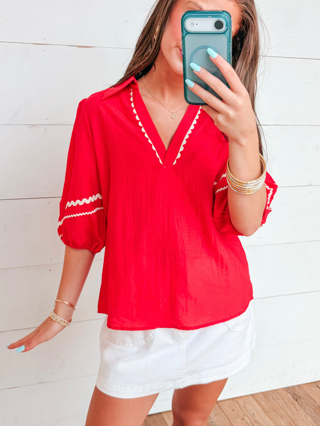 The Crimson Blouse
