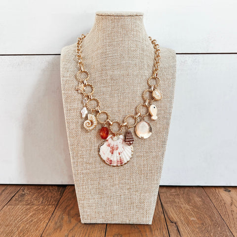 Sea Shore Charm Necklace
