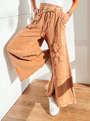 Alexandria Plus Sized Flower Pants