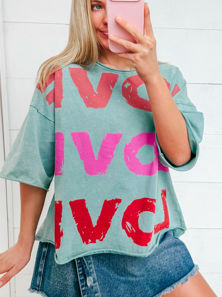 Love Love Love Graphic Tee