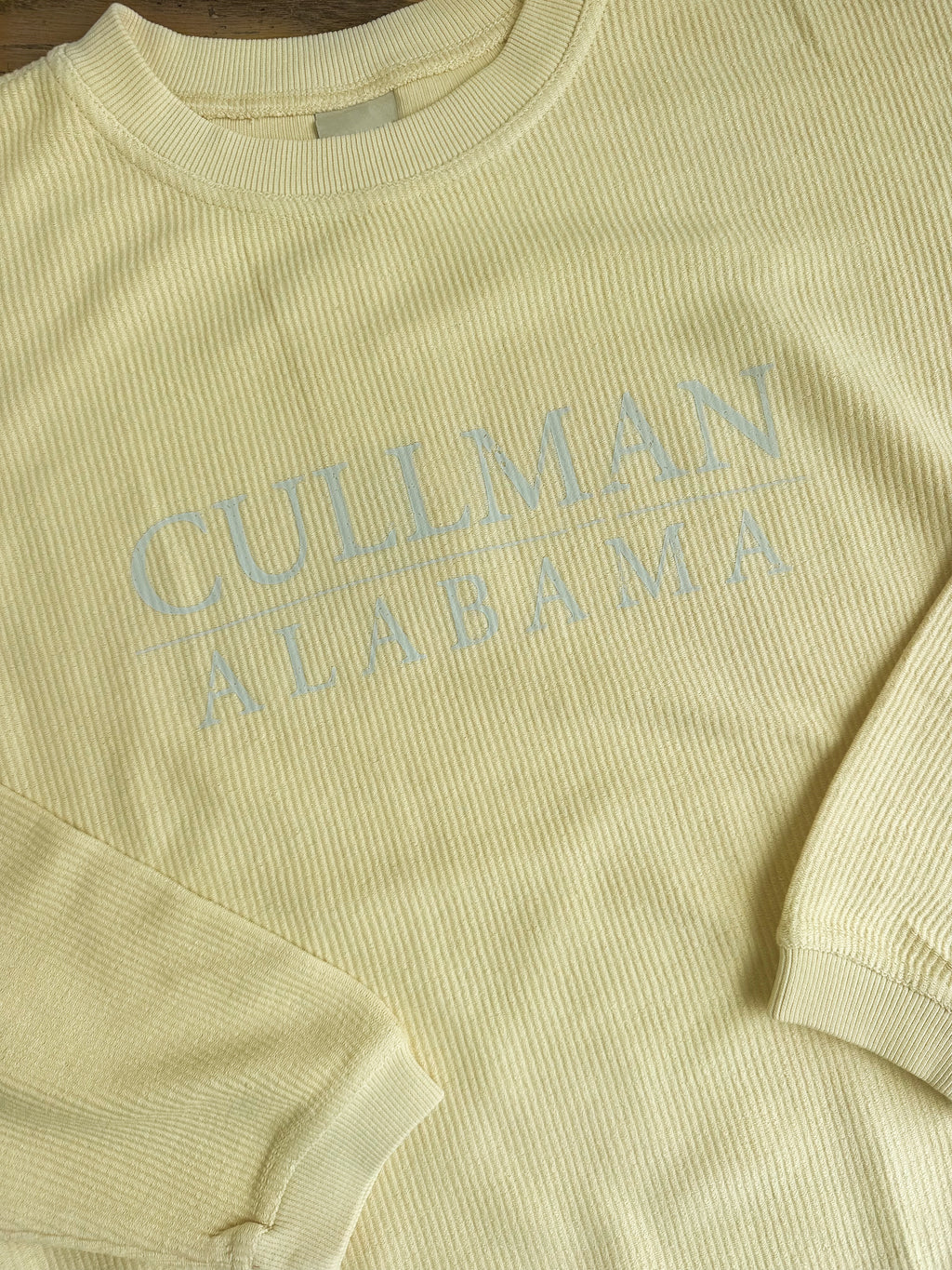 Cullman Alabama Ribbed Sweatshirt