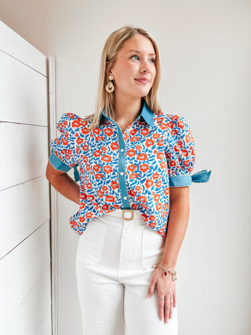 Just Say Spring Blouse