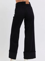 The Vienna Black Straight Leg Jean