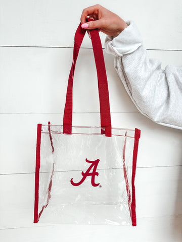 Alabama Clear Stadium Tote