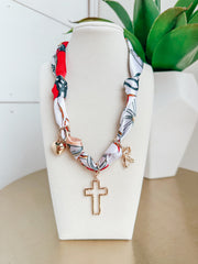Finding You Scarf Charm Necklace