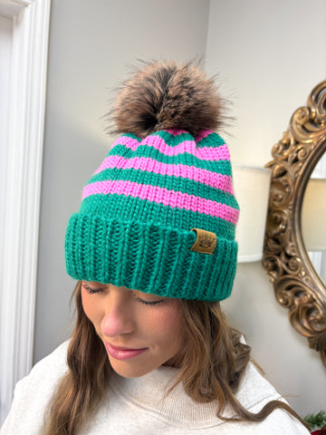 Christmas Candy Beanie