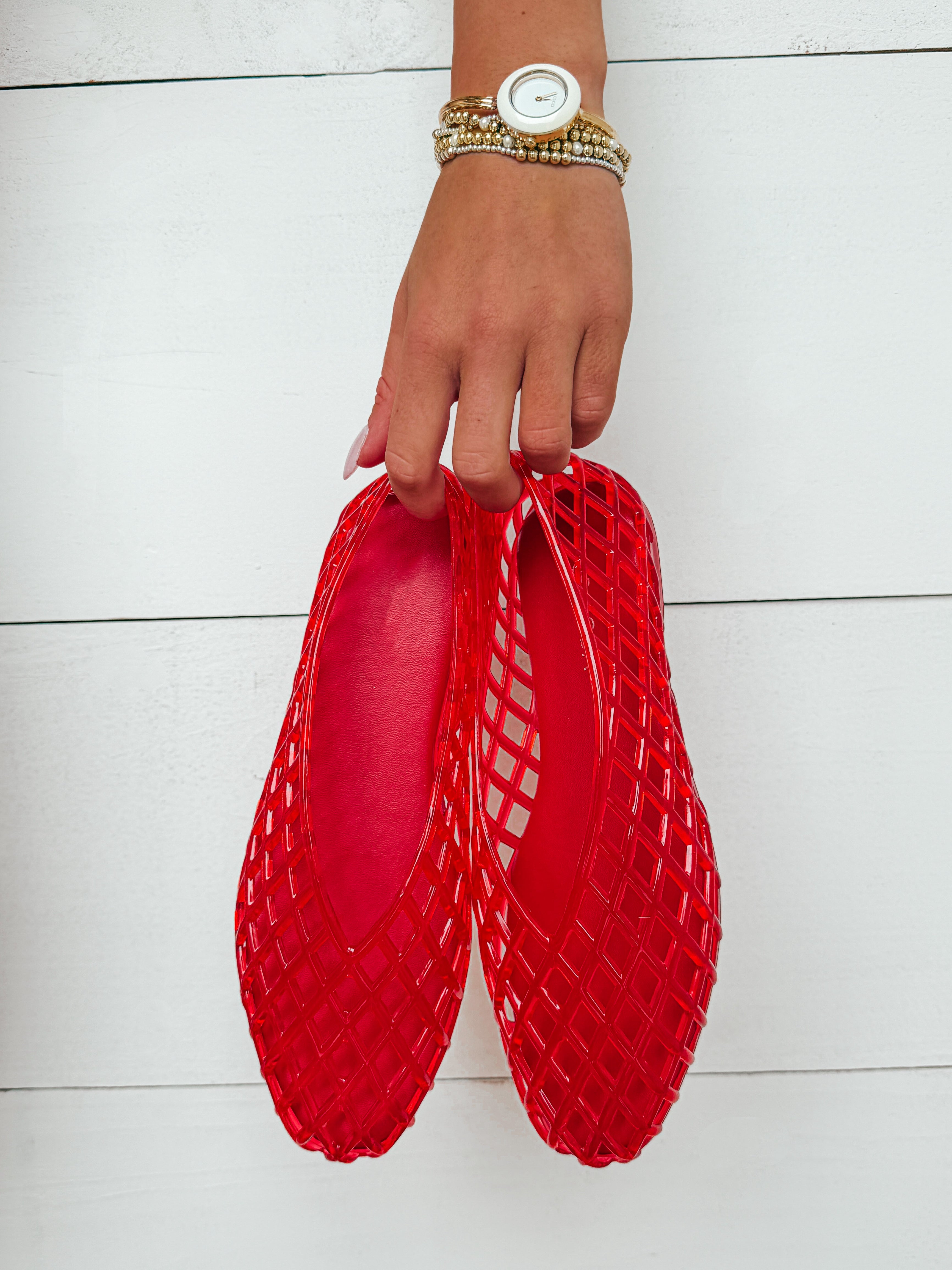 Ashley Jelly Flats