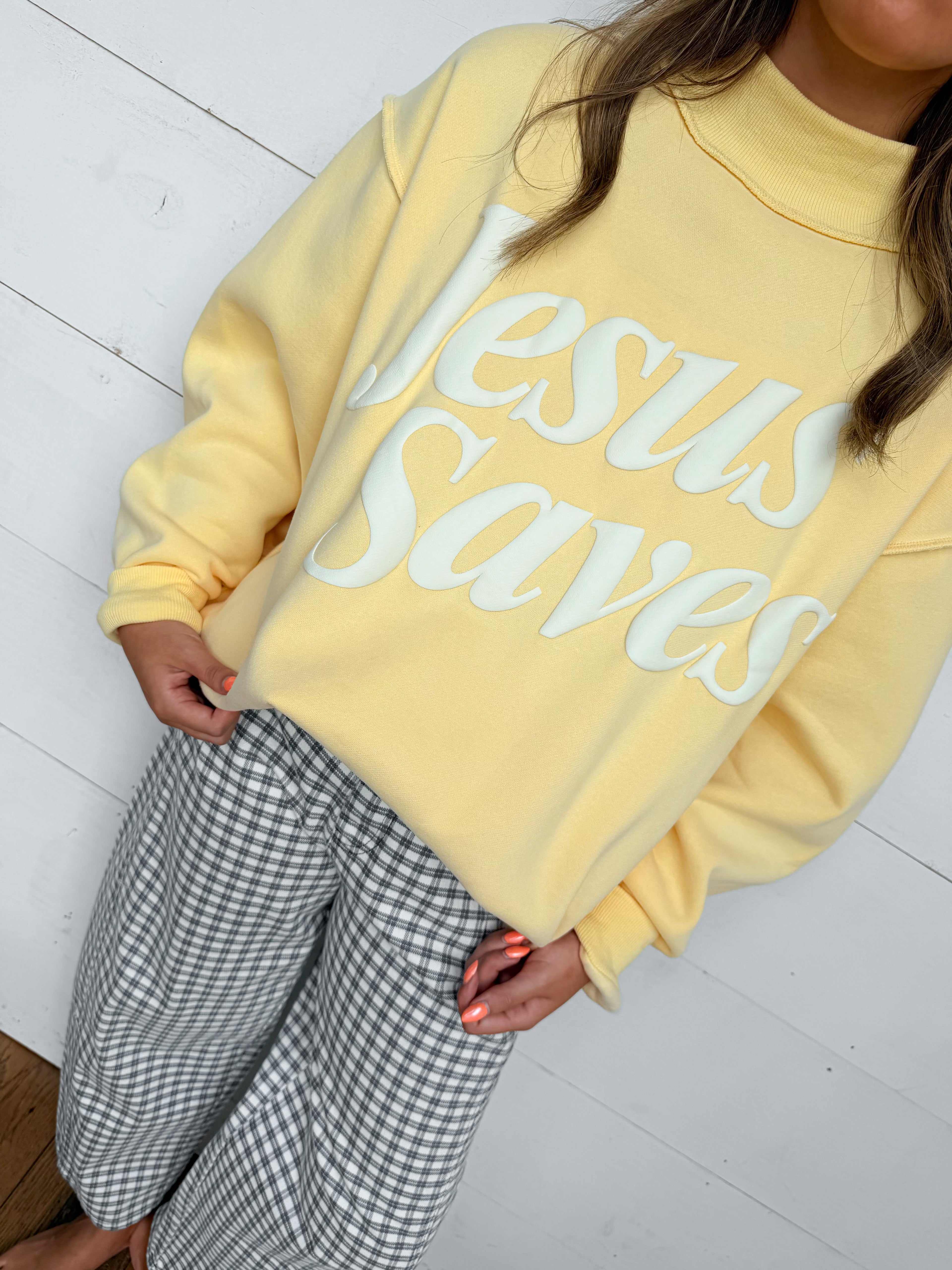 Jesus Saves MockNeck