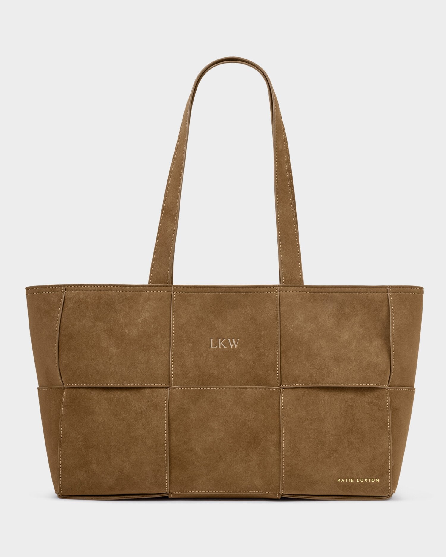 Katie Loxton Taya Woven Suede Tote Bag