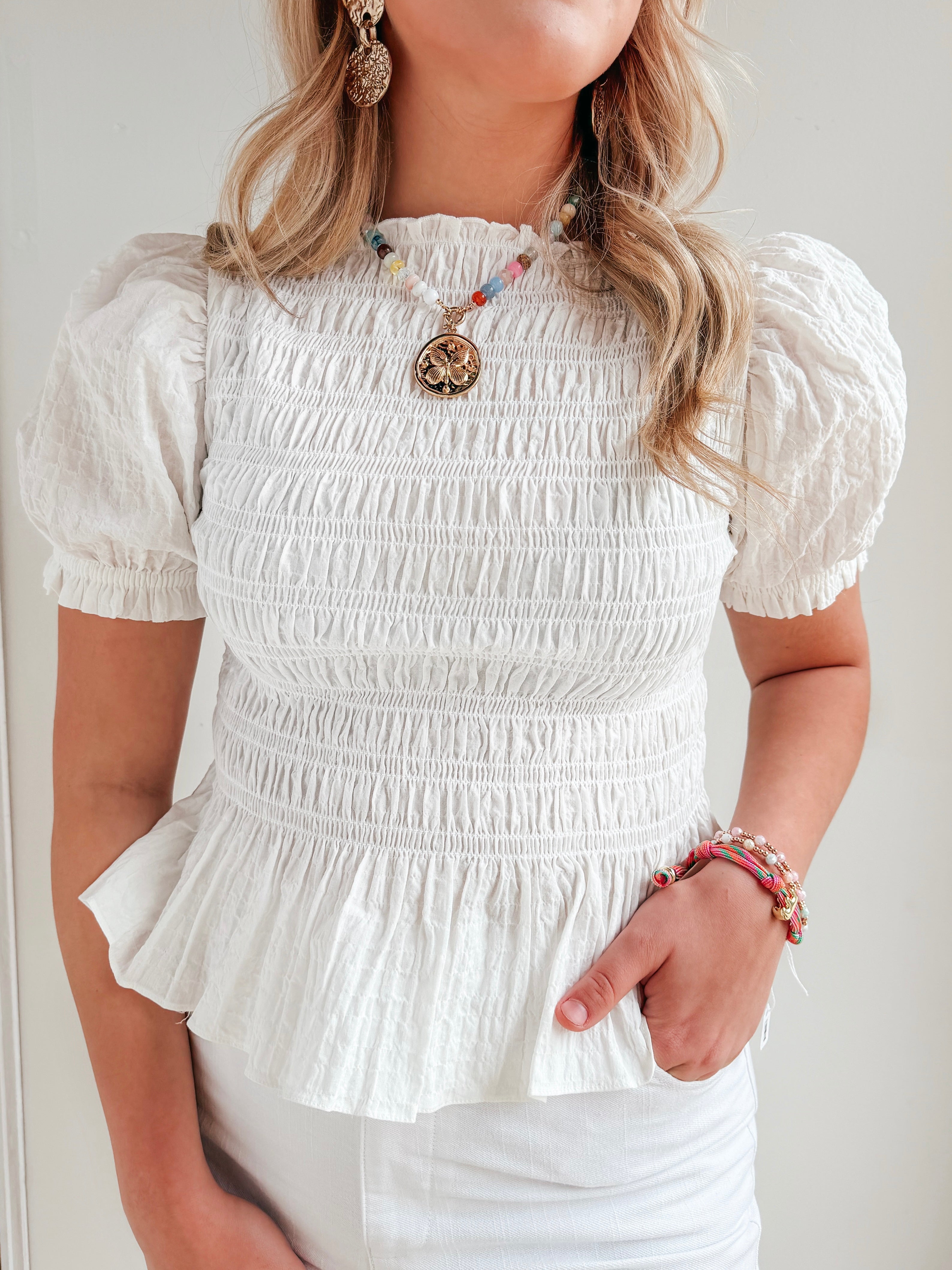 Pastel Flowers Top