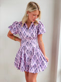 Violet Grace Mini Dress