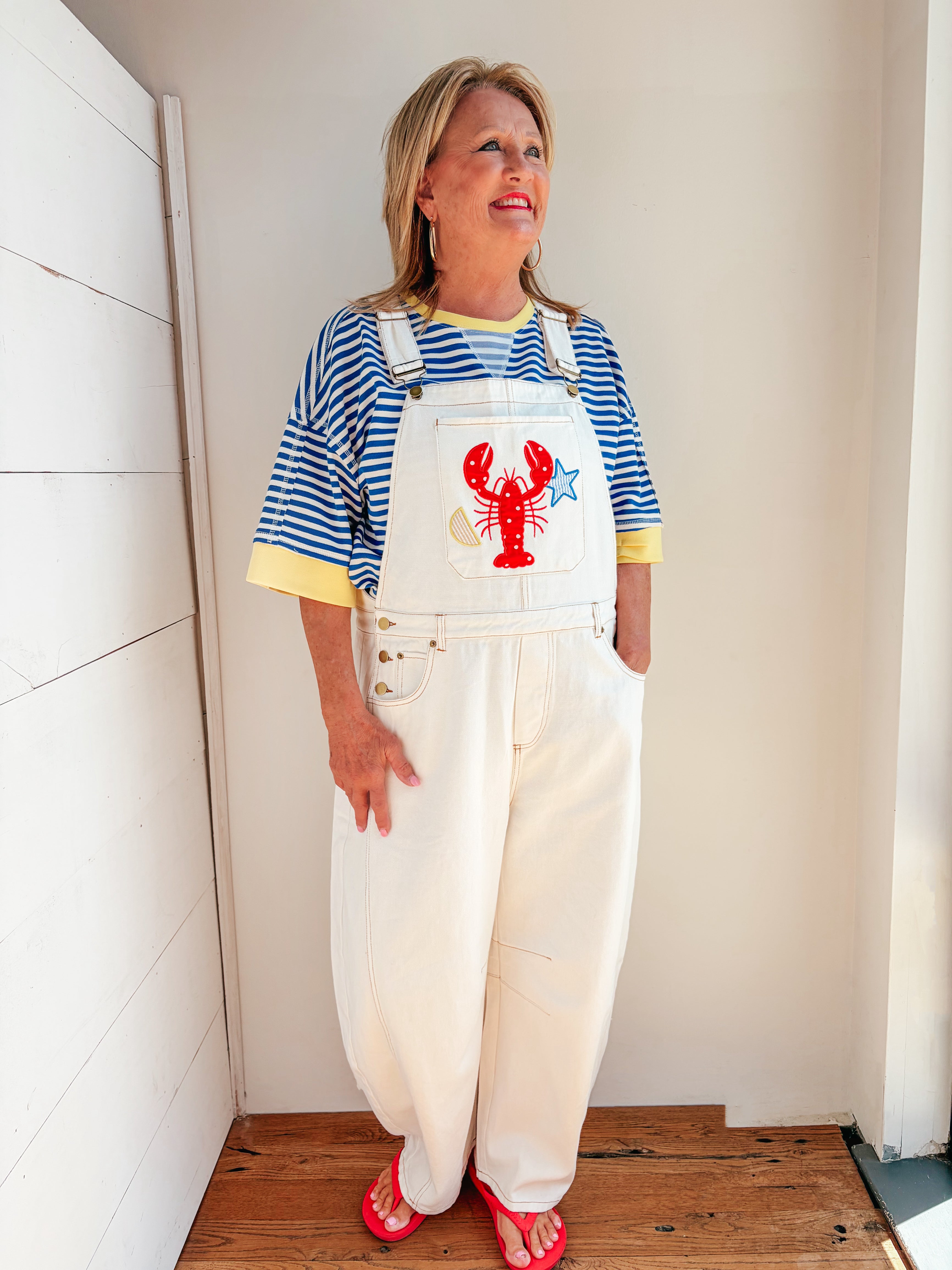 Seaside Stitch Overalls