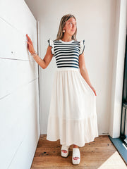 Back Home Sweater Top Dress