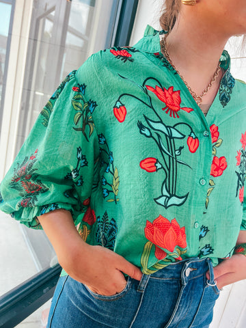 The Lindsay Floral Top