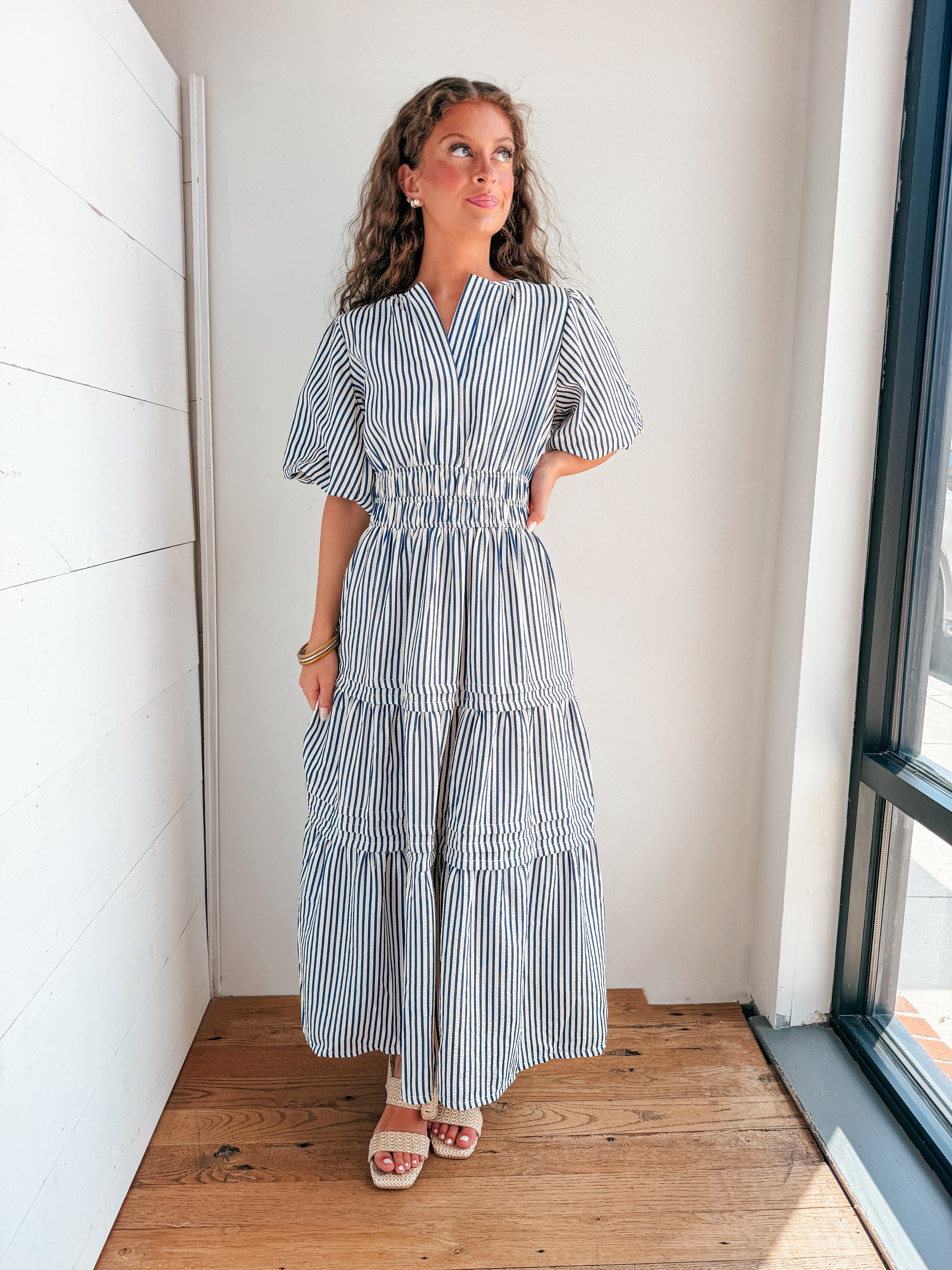 Navy Tide Maxi