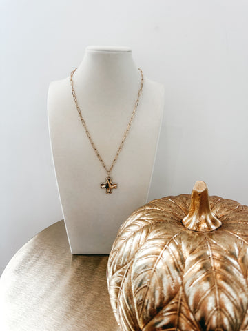 Mini Cross Chain Necklace