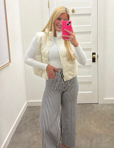 The Easy Day Stripe Pants