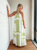 Capri Striped Maxi