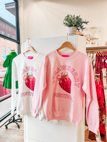 Strawberry Festival Crewneck