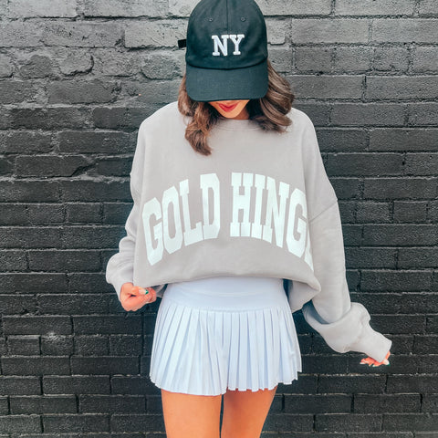 Gold Hinge Grey Sweatshirt