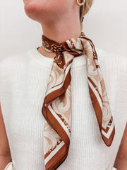 The Brown Paisley Scarf