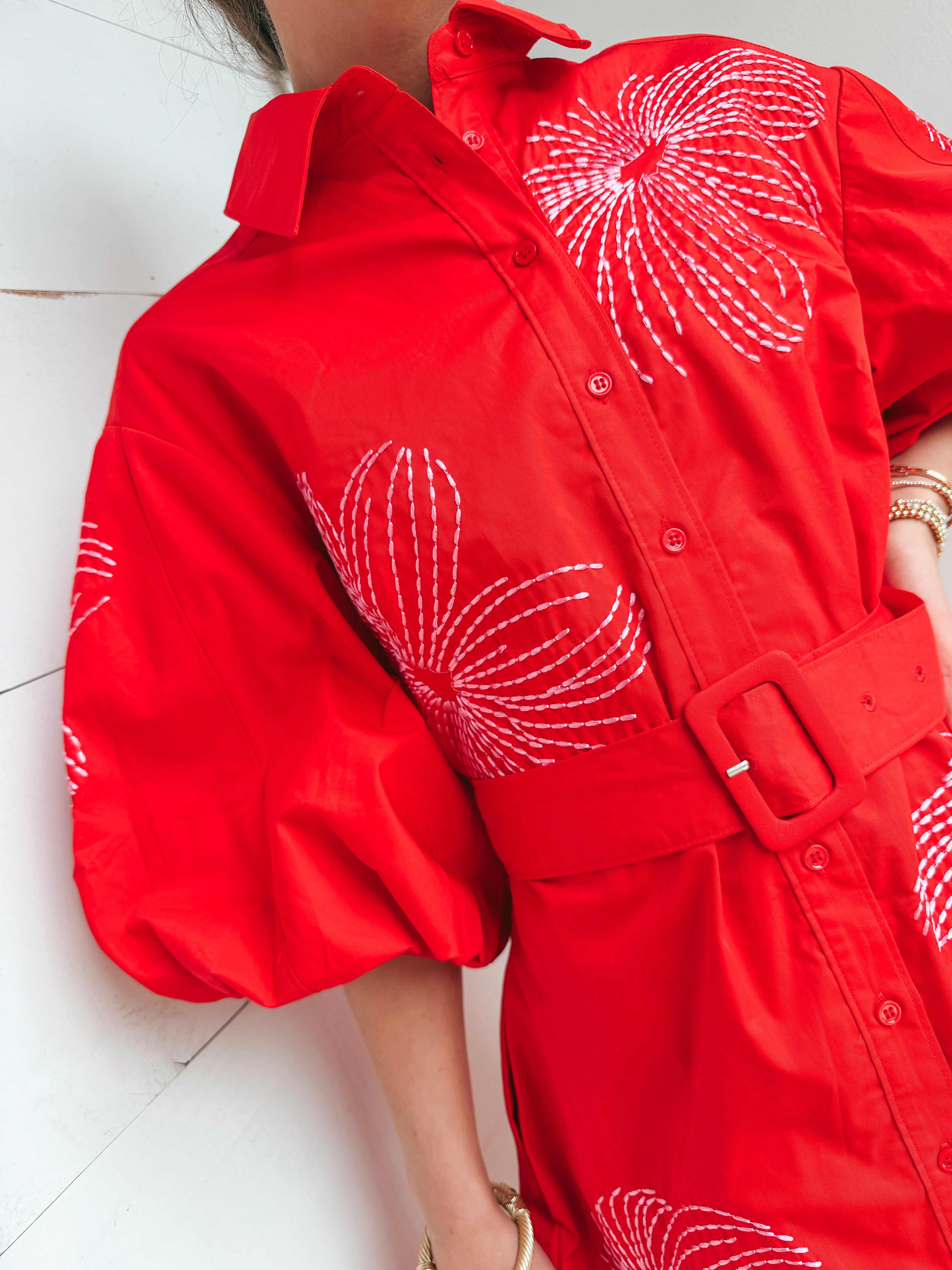 Scarlet Bloom Dress