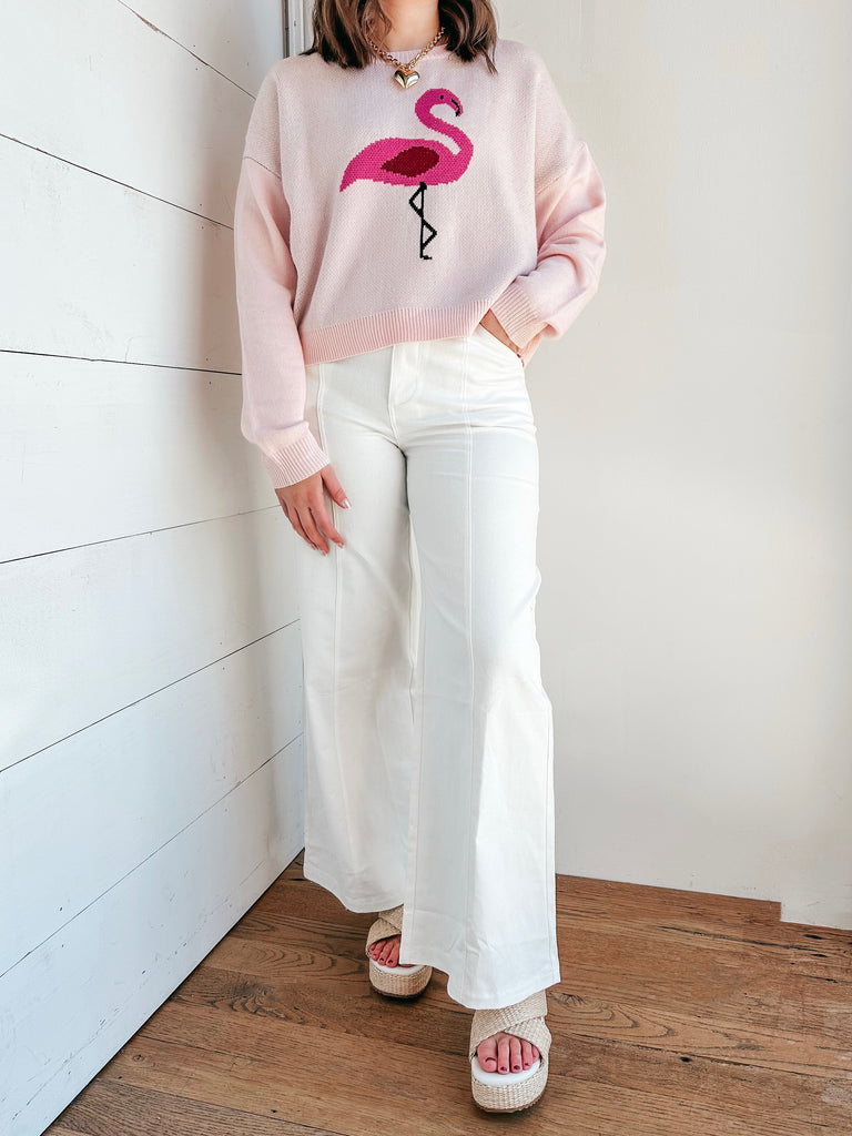 Flamingo Feels Sweater