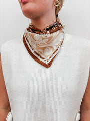The Brown Paisley Scarf