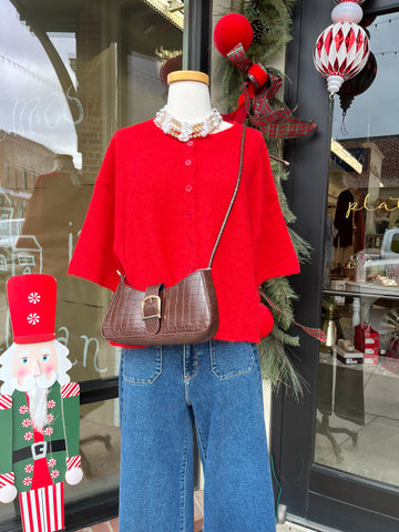 The Button Breeze Sweater