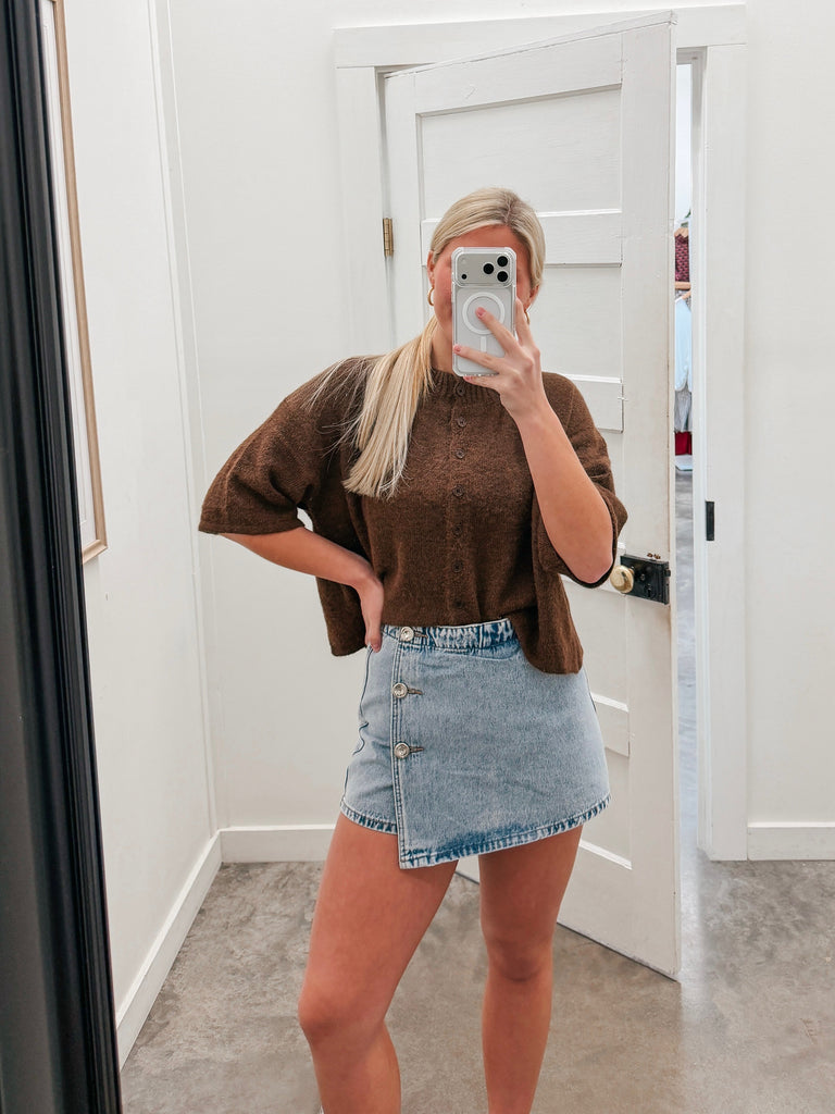 Essential Blue Skort