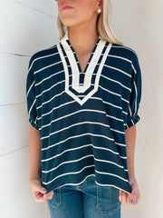 Follow Me Striped Top